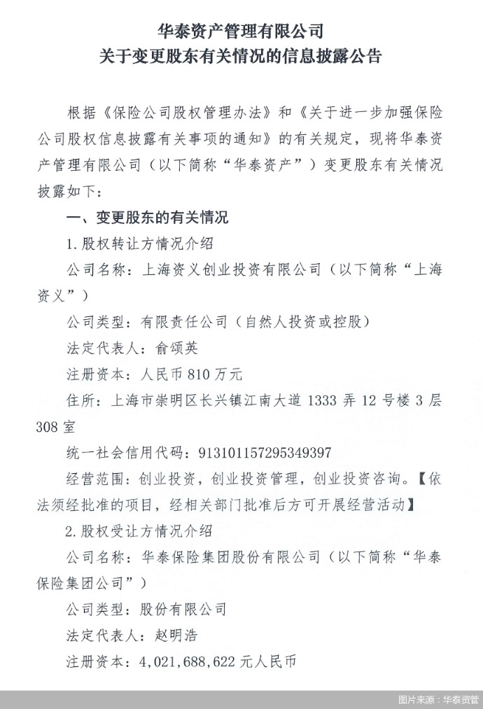 图片来源：华泰资管